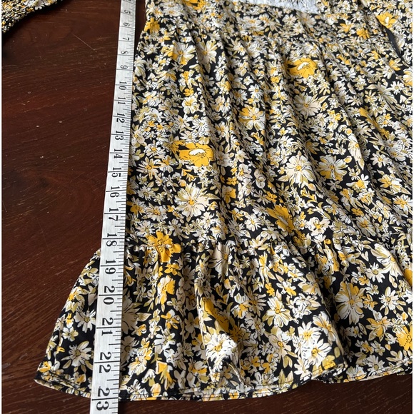 ELLISON High-Neck Ruffled Smock Mini Dress | S - Picture 9 of 11